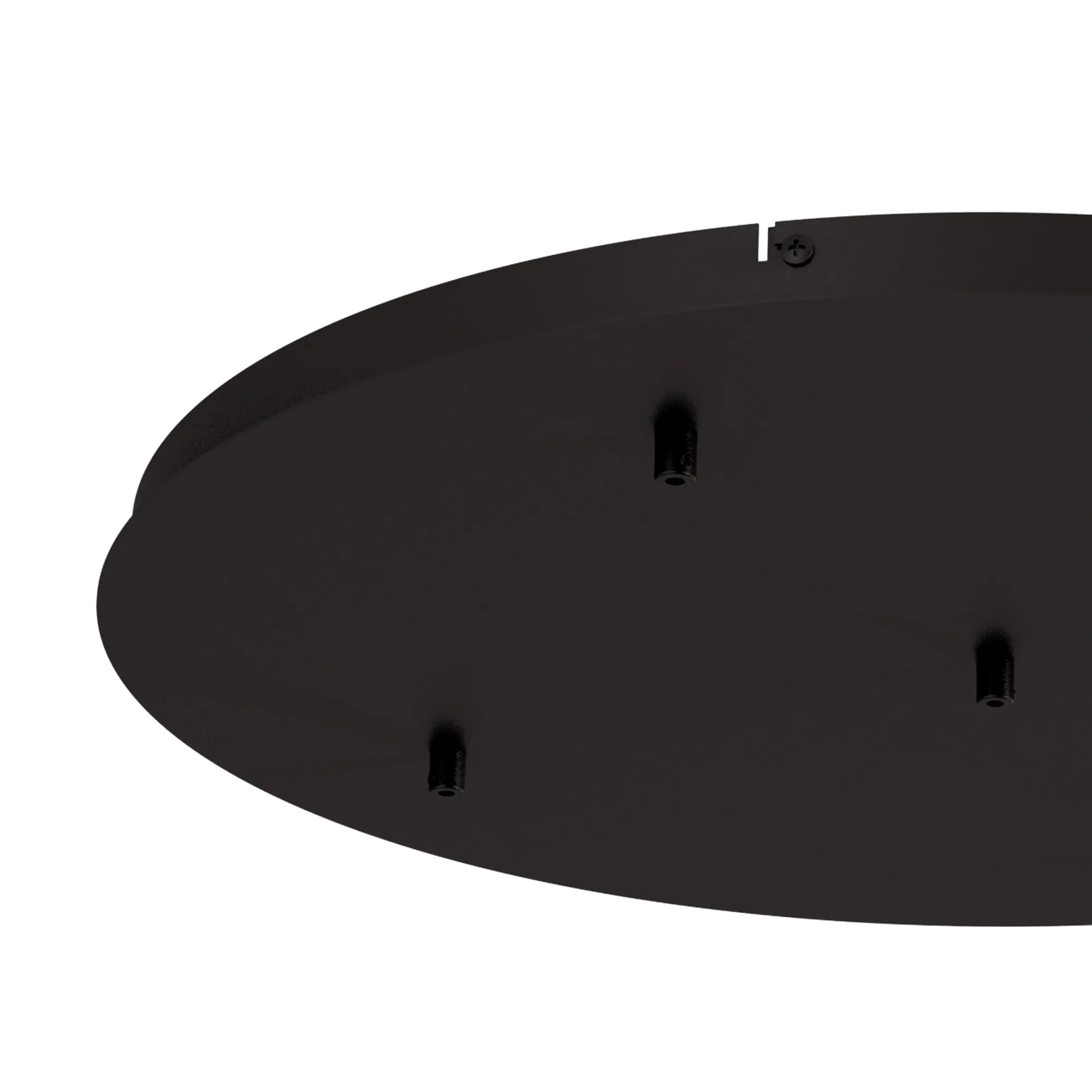 Elsa 5 Hole 600mm Round Canopy Kit Black M8516  Mantra Elsa Bespoke